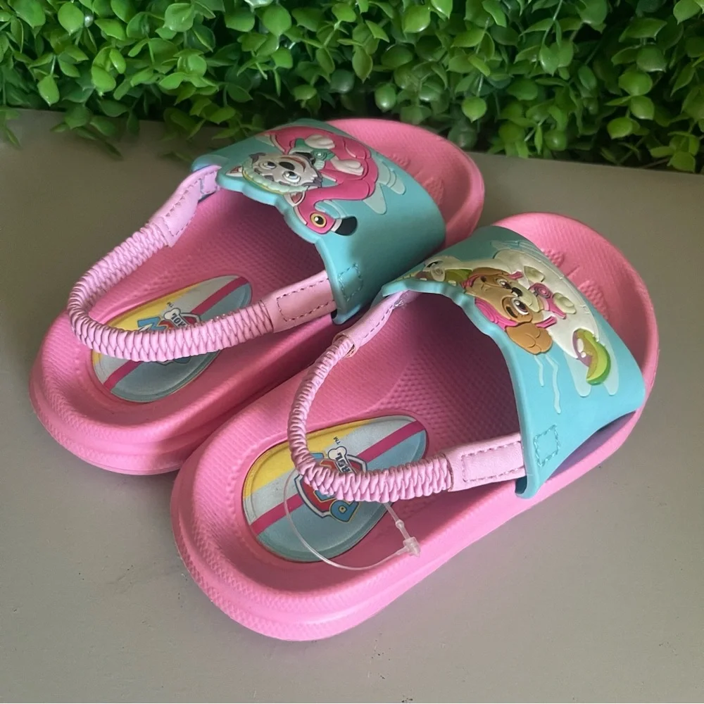Paw Patrol Toddler 5/6 Pink Sandals Nickelodeon NWOT